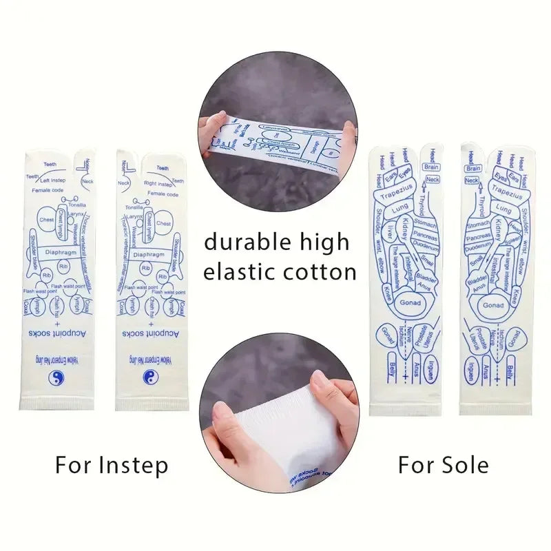 Acupressure Massage Socks with Reflexology Tool