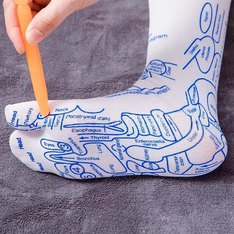 Acupressure Massage Socks with Reflexology Tool