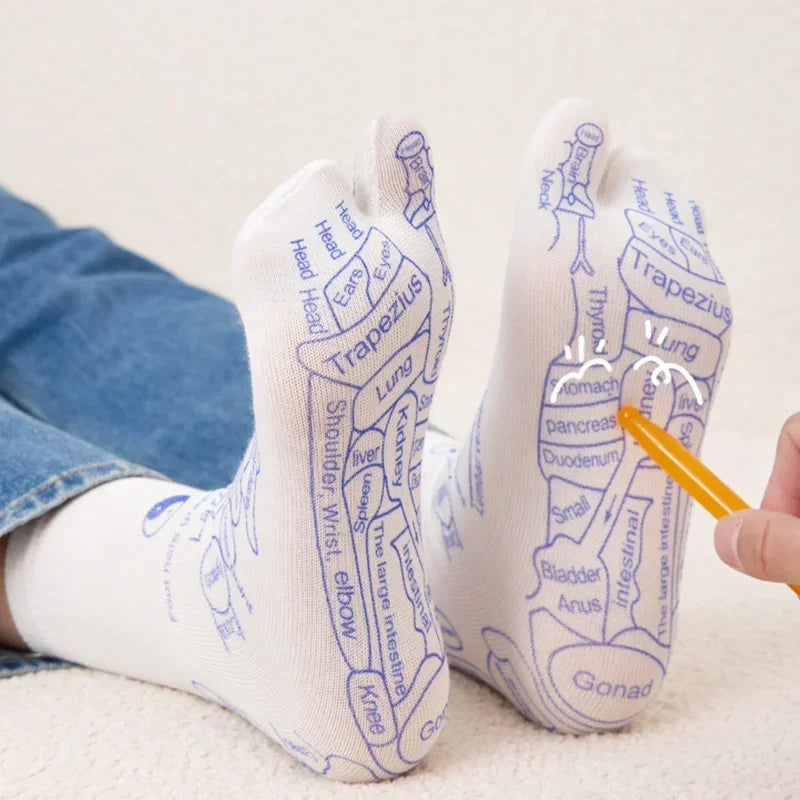 Acupressure Massage Socks with Reflexology Tool